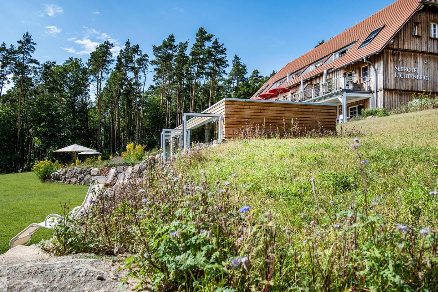 Seehotel Lichtenberg Bagian luar foto